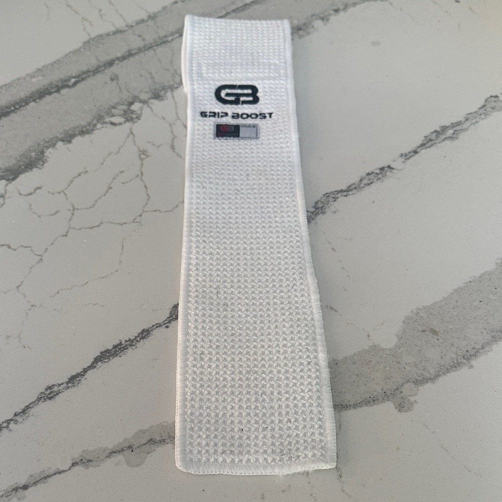 Grip Boost White Football Towel
